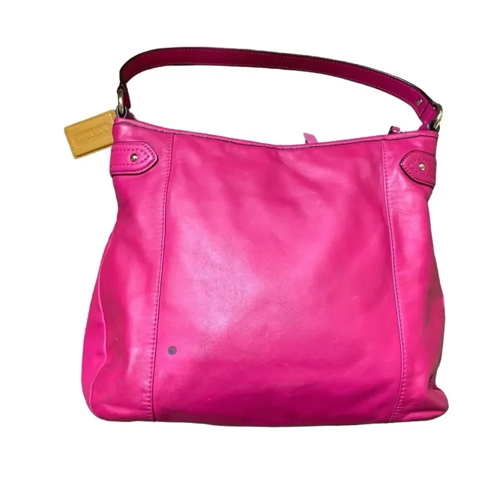 COACH Fuchsia Pink Shoulder Bag Purse